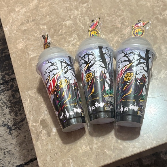 Spooky Drink Cups - Multicolor / bundle of 3 - Picture 1 of 3